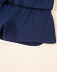 Varsity Stripe Pullover and Mini Skirt Set