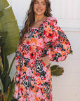 Nicole Puff Sleeve Mini Dress