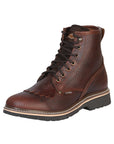 Establo Men's Bull Fight Work Ankle Boot - Honey Lace-Up