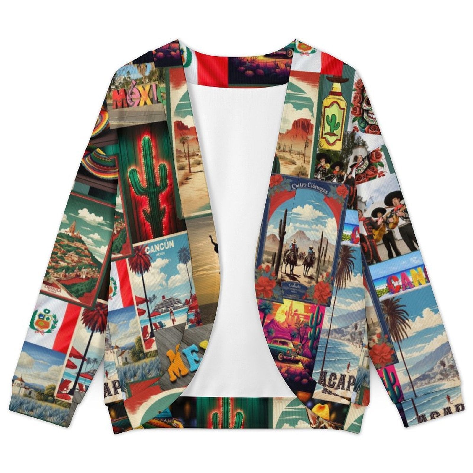 Baha Ranch Colores de Mexico Destination Mexico Lightweight Cardigan