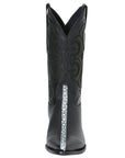Men's Pointed Toe Leather Cowboy Boots - Made in Mexico - Embossed Stingray Print - 41528