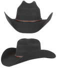 El Senor de los Cielos Felt Western Hat 50x in Black