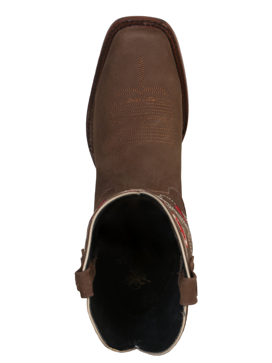 El General Rodeo Boot — Suede Camel