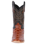 El General Rodeo Boot — Imitation Pirarucu in Cognac