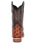 El General Rodeo Boot — Imitation Pirarucu in Cognac