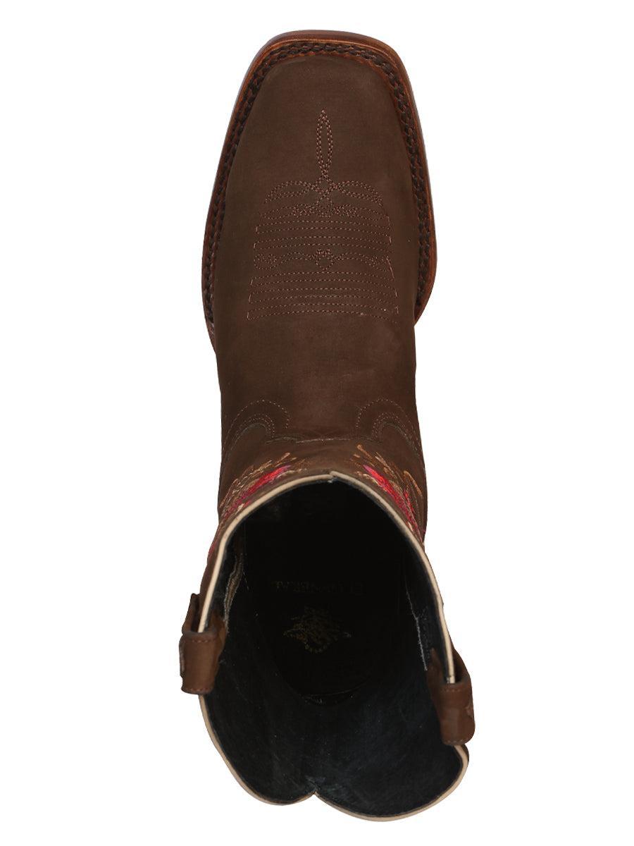 El General Rodeo Boot in Suede Brown