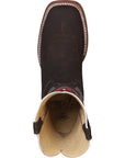 El General Womens Rodeo Boot in Suede Dark Brown