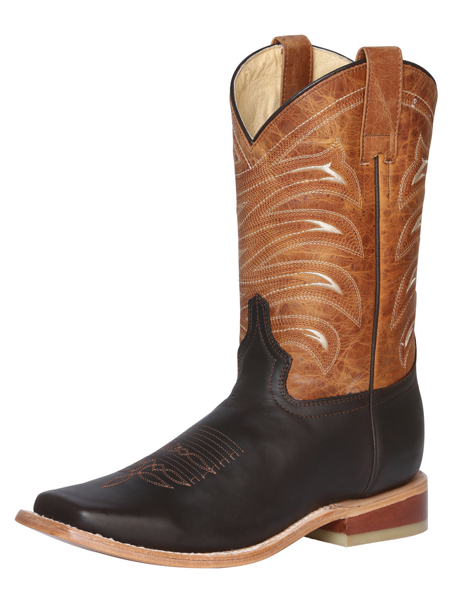 El General Rodeo Boot - Crazy Leather in Choco
