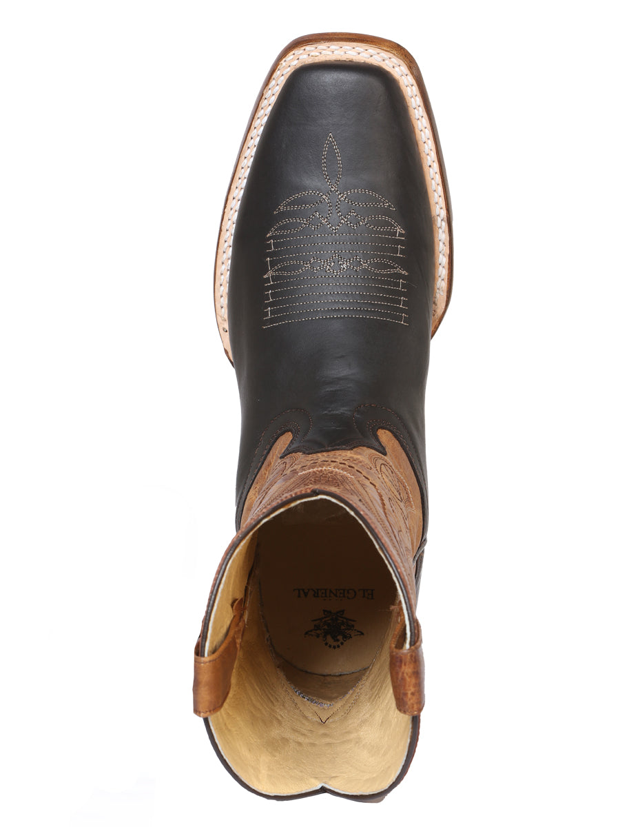 El General Rodeo Boot — Crazy Dark Brown