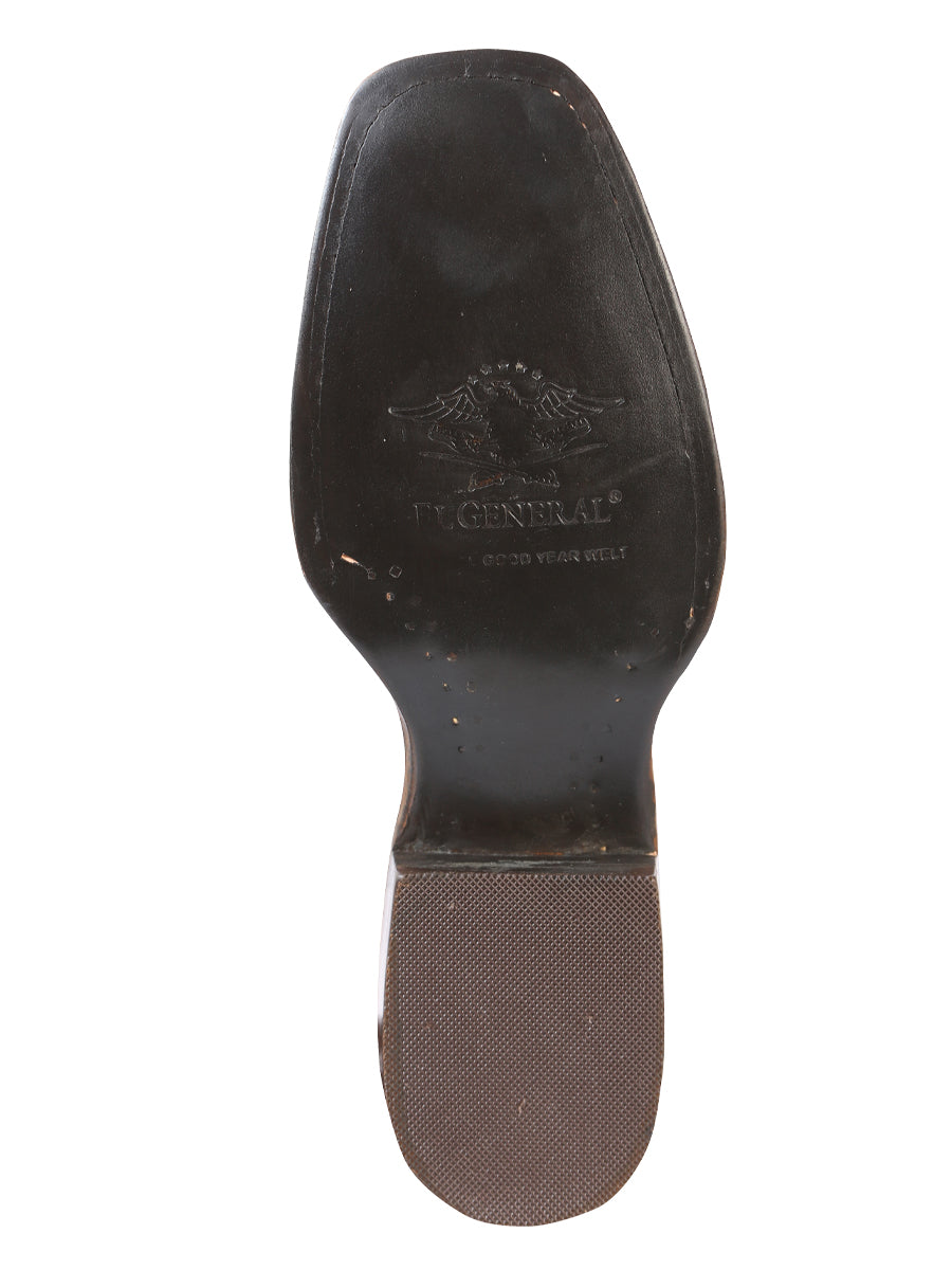 El General Rodeo Boot — Crazy Dark Brown