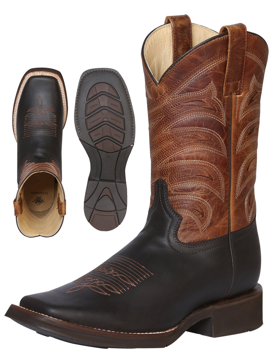 El General Rodeo Boot — Crazy Dark Brown