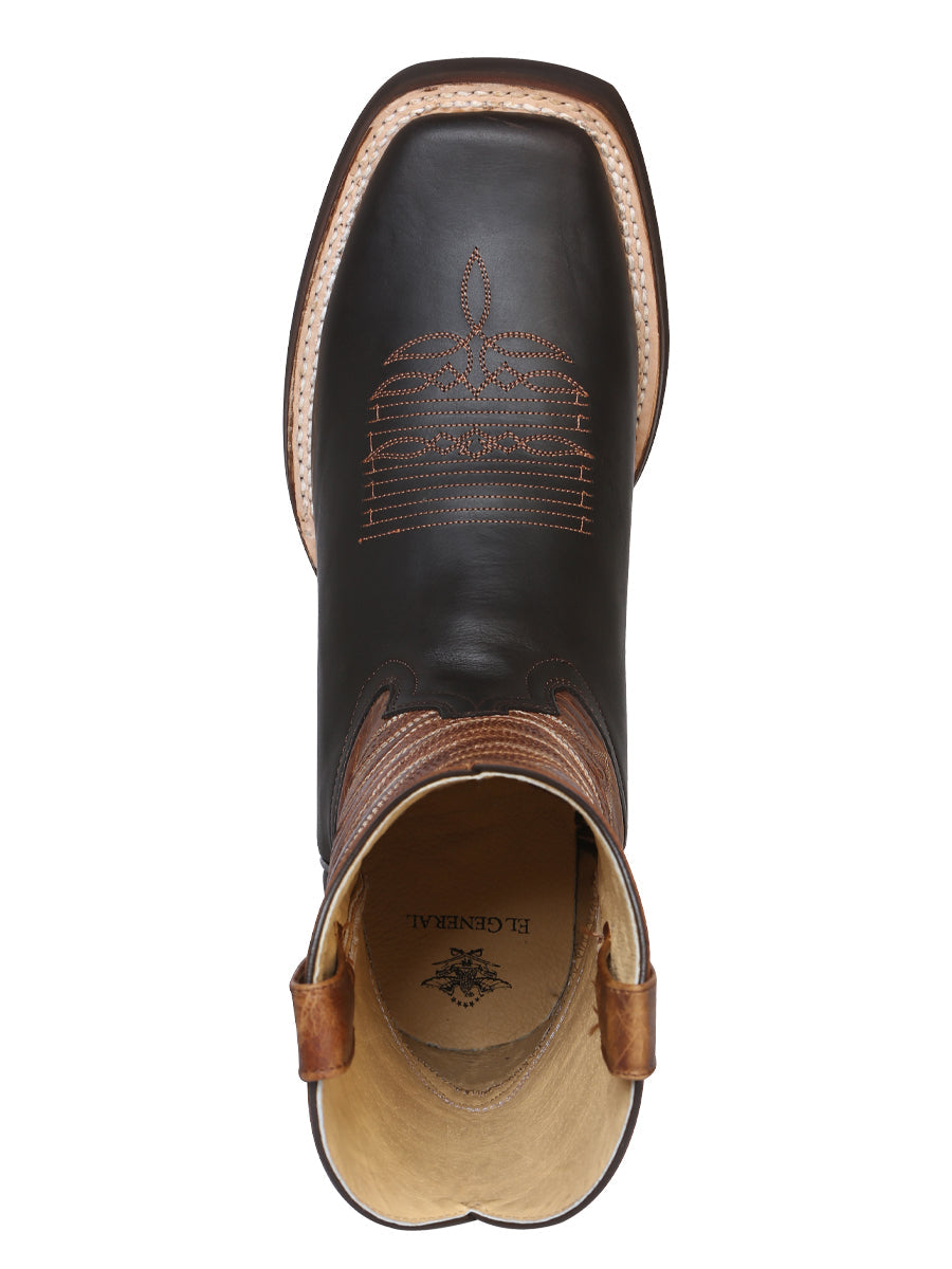 El General Rodeo Boot — Crazy Dark Brown