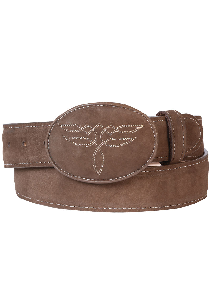 El General Women's Western Belt in Camel