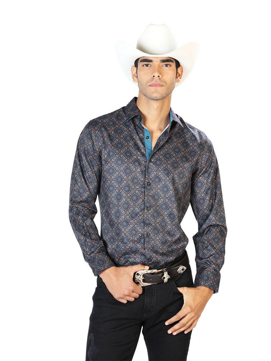 Black And Gold Casual Long Sleeve Shirt