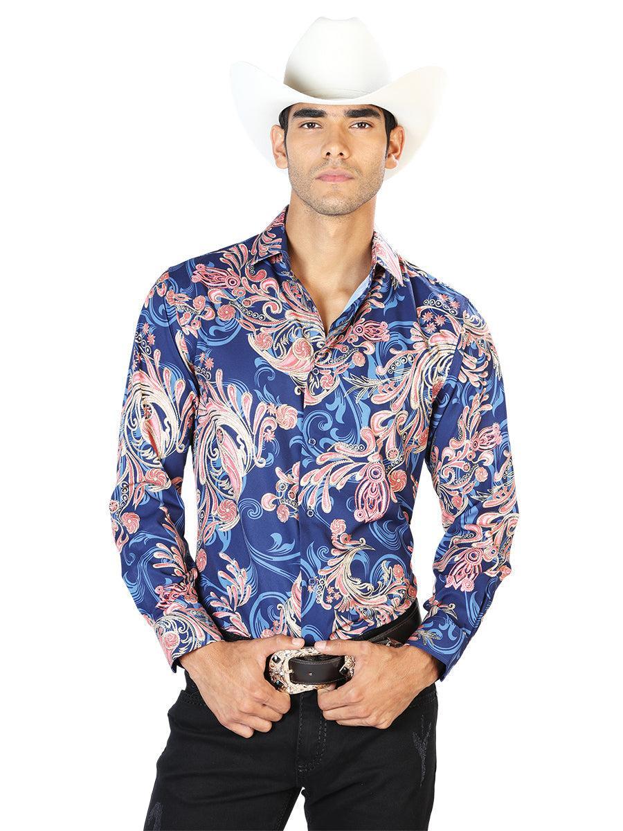 Blue Casual Long Sleeve Shirt