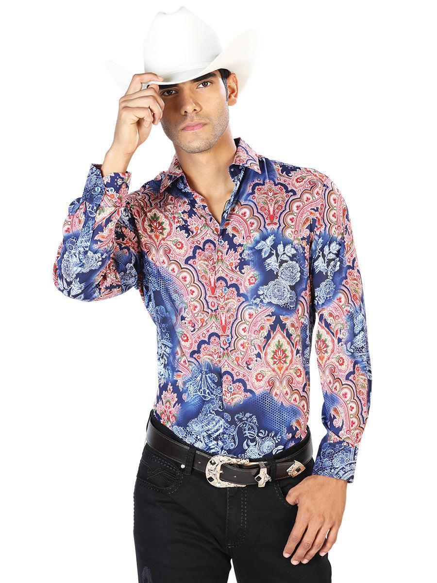 Navy Casual Long Sleeve Shirt