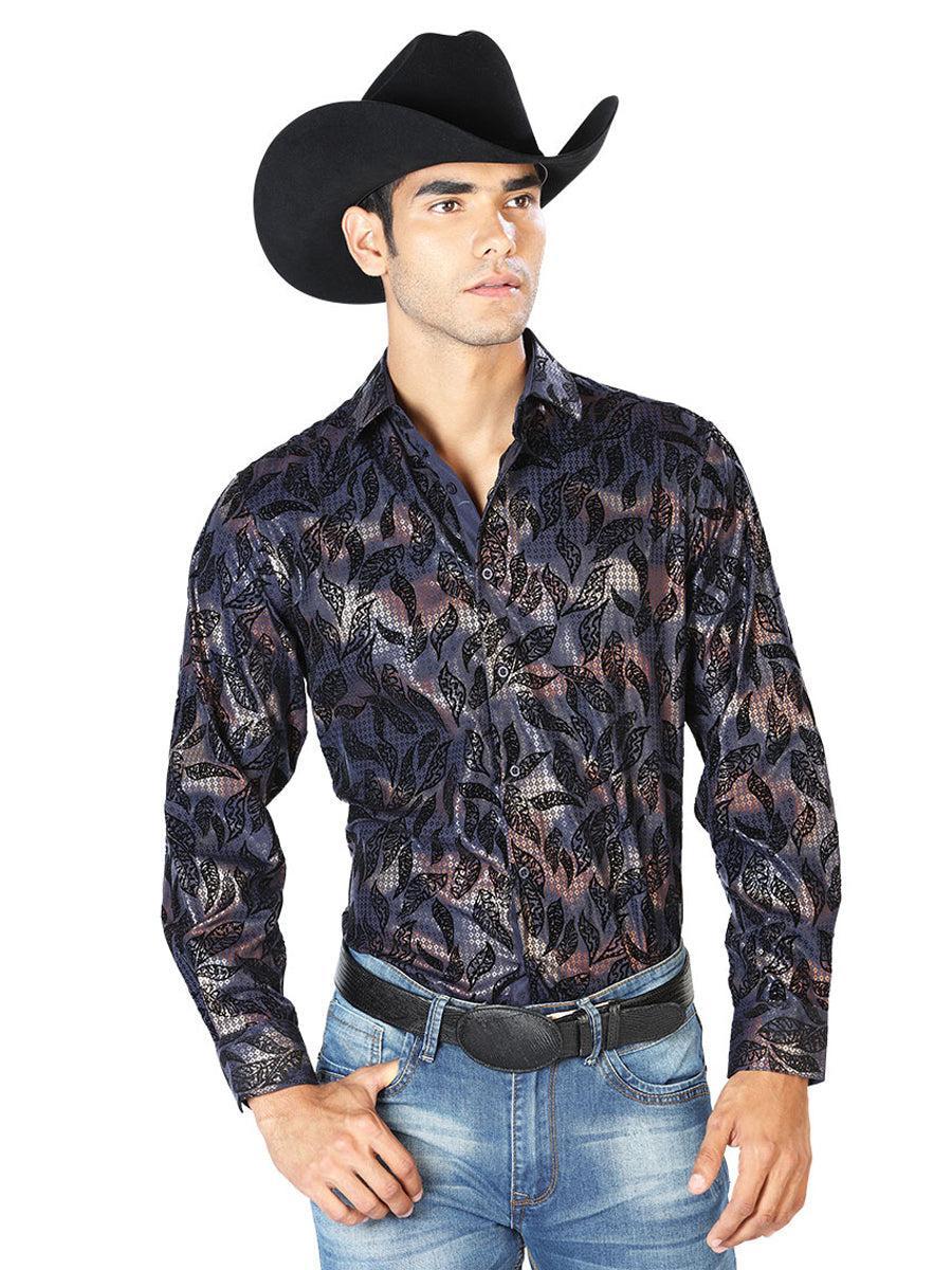 Navy Casual Long Sleeve Shirt