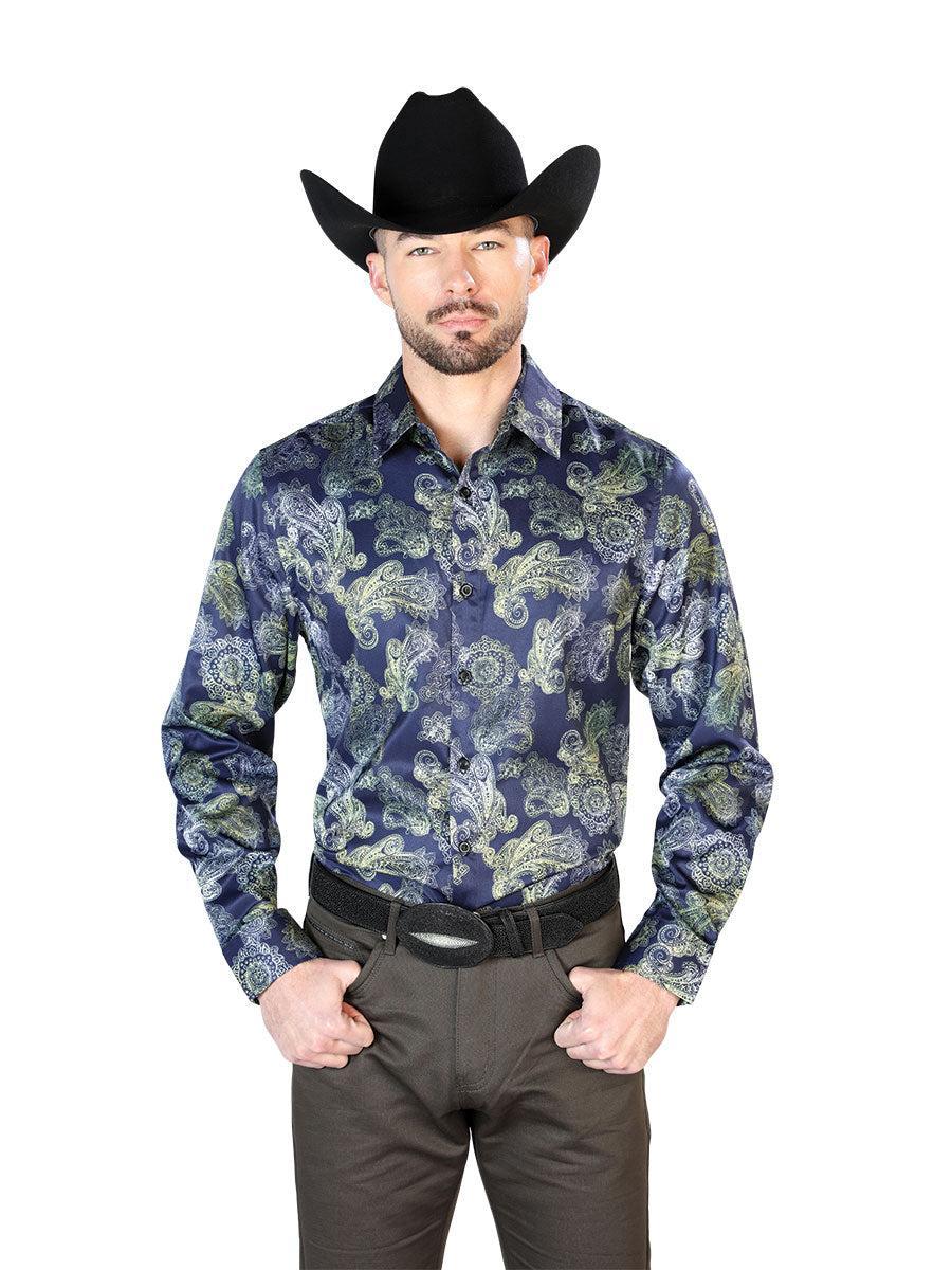 Blue Casual Long Sleeve Shirt