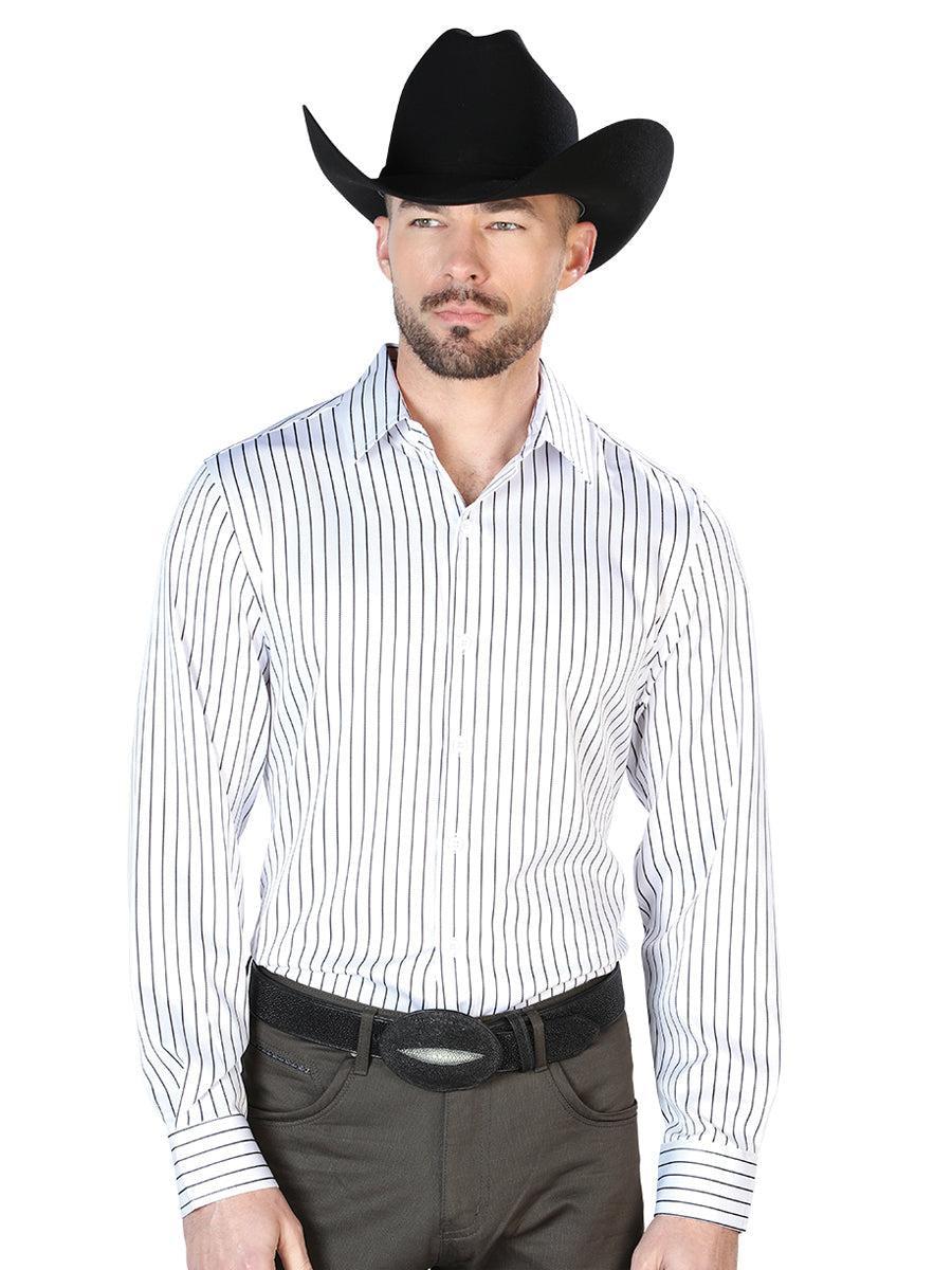 White And Black Casual Long Sleeve Shirt