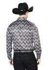 Black And Gray Casual Long Sleeve Shirt