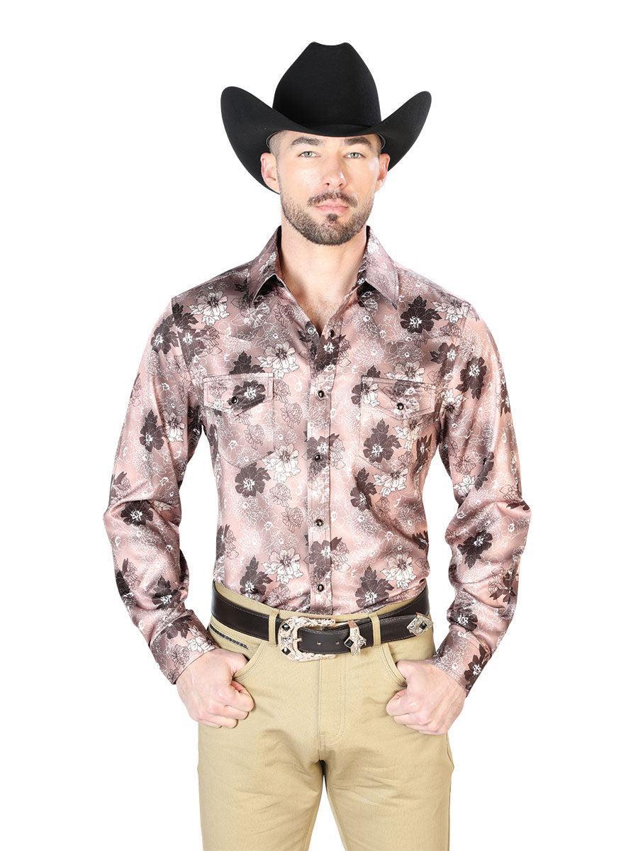 Light Brown Casual Long Sleeve Shirt