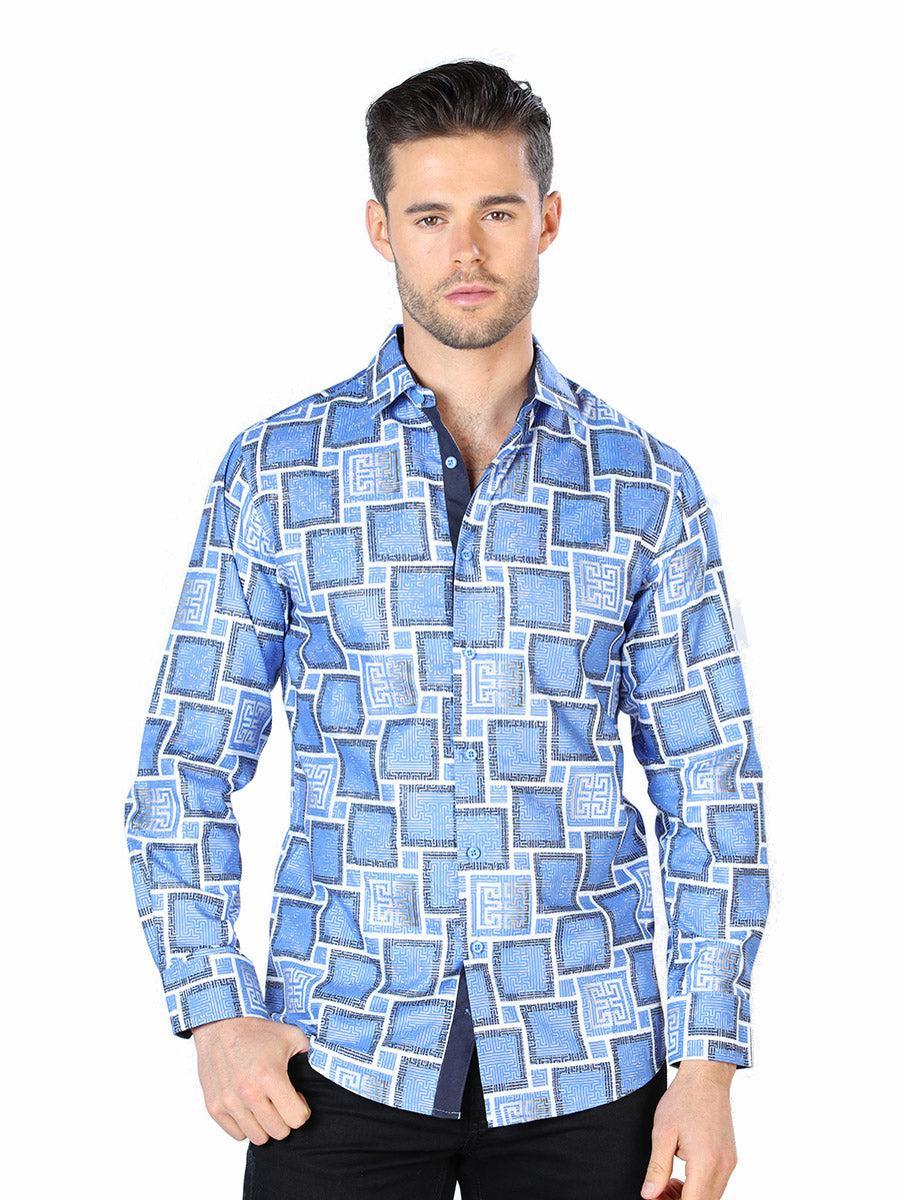 Blue Casual Long Sleeve Shirt