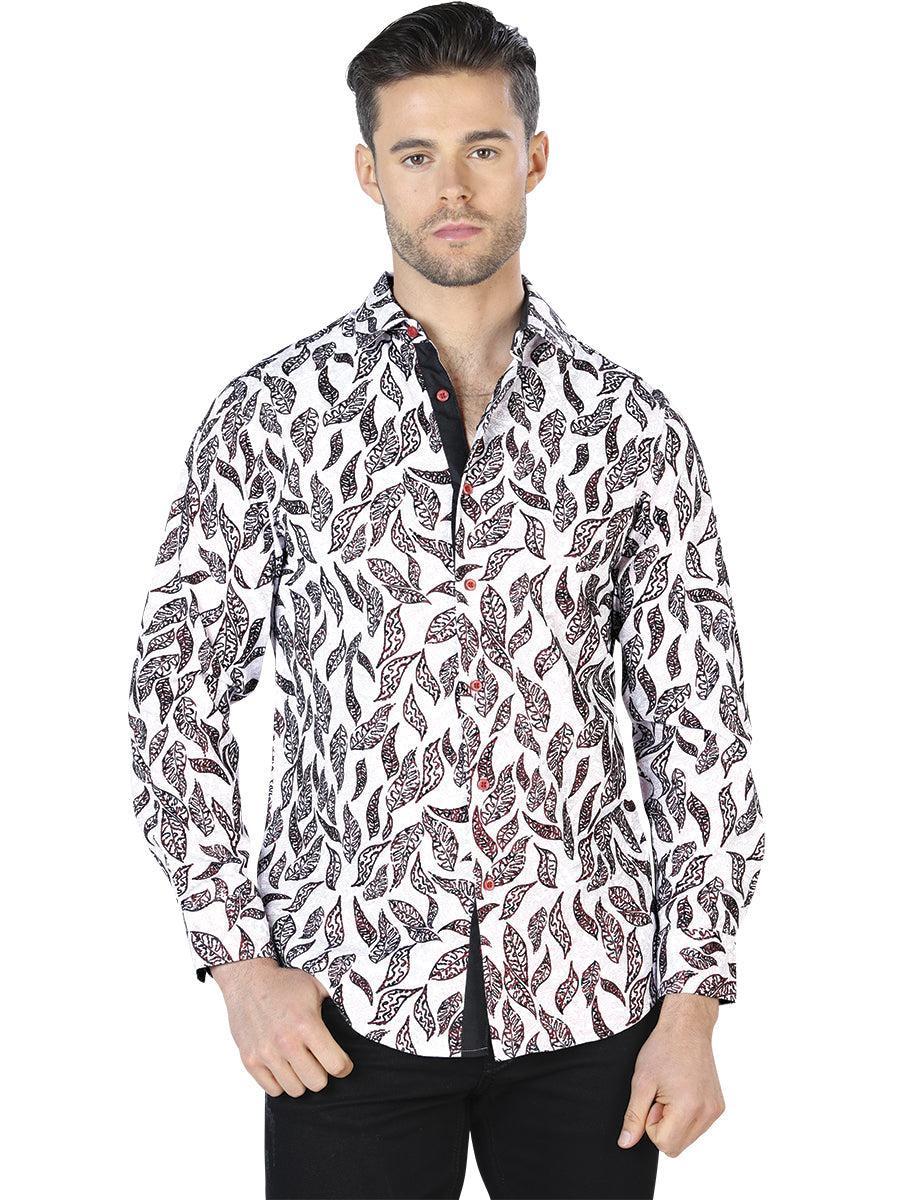 White And Black Casual Long Sleeve Shirt