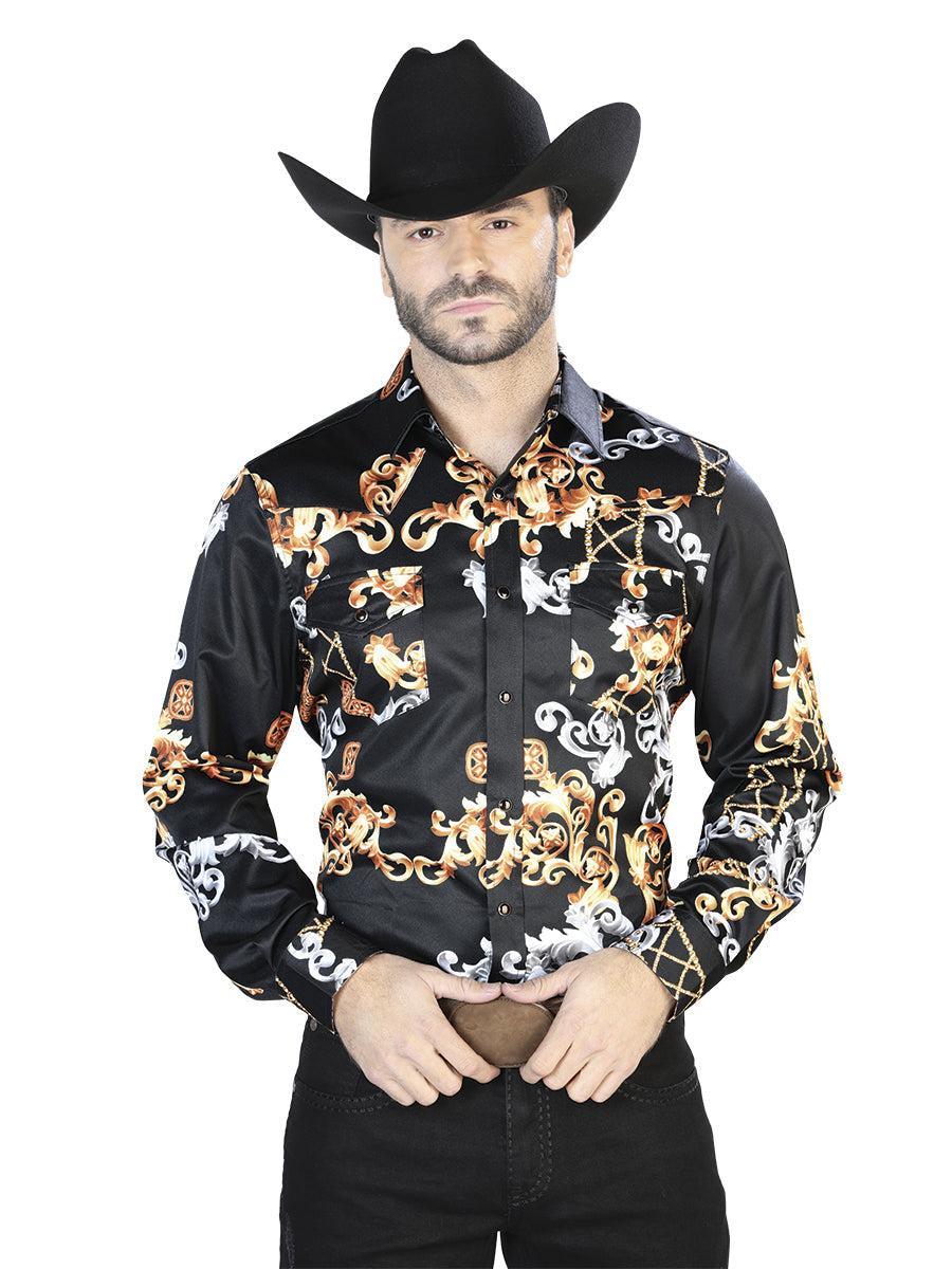 Black Gold Casual Long Sleeve Shirt