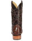 El General Men's Exotic Monster Fish Rodeo Boots in Brown
