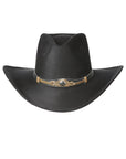 El General Suede Western Hat in Black