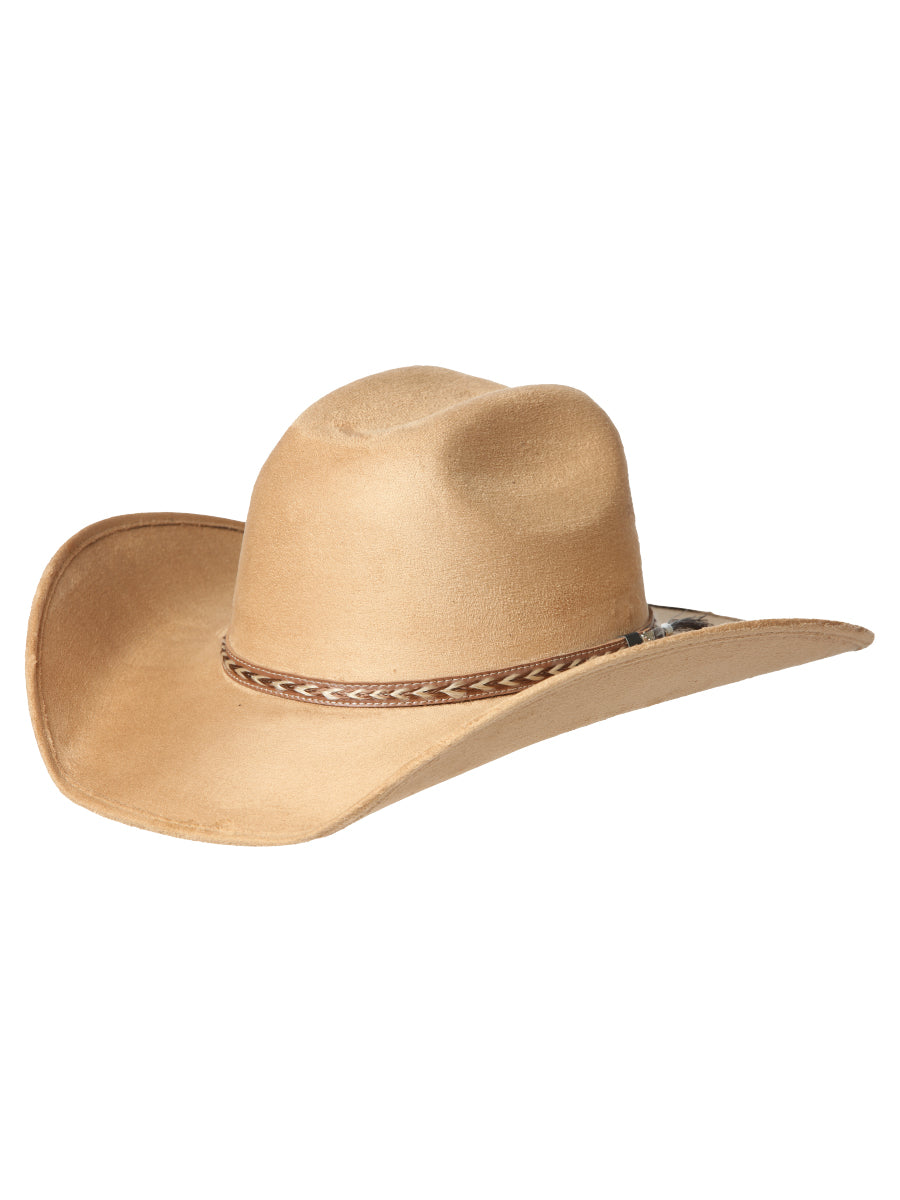 El General Suede Western Hat in Camel