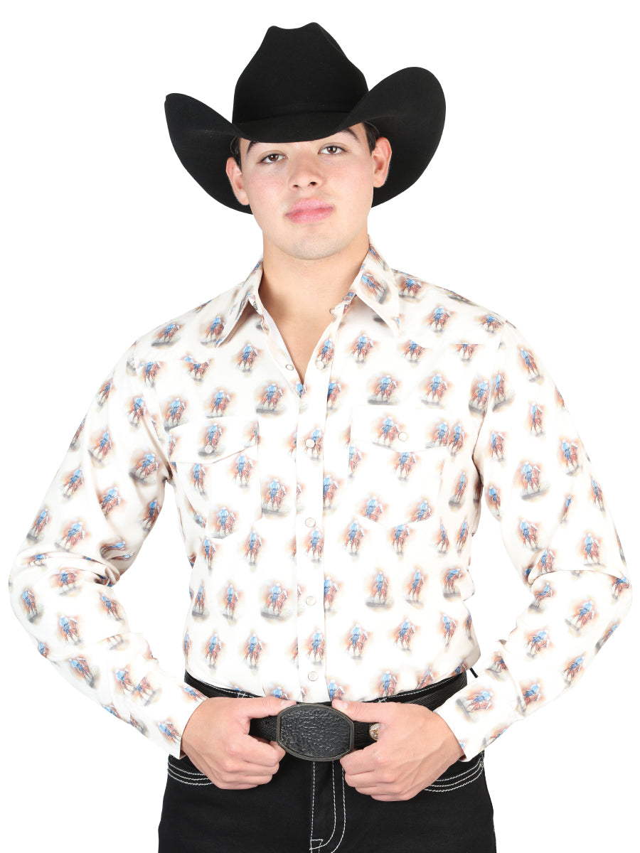 El General Western Shirt in Brown