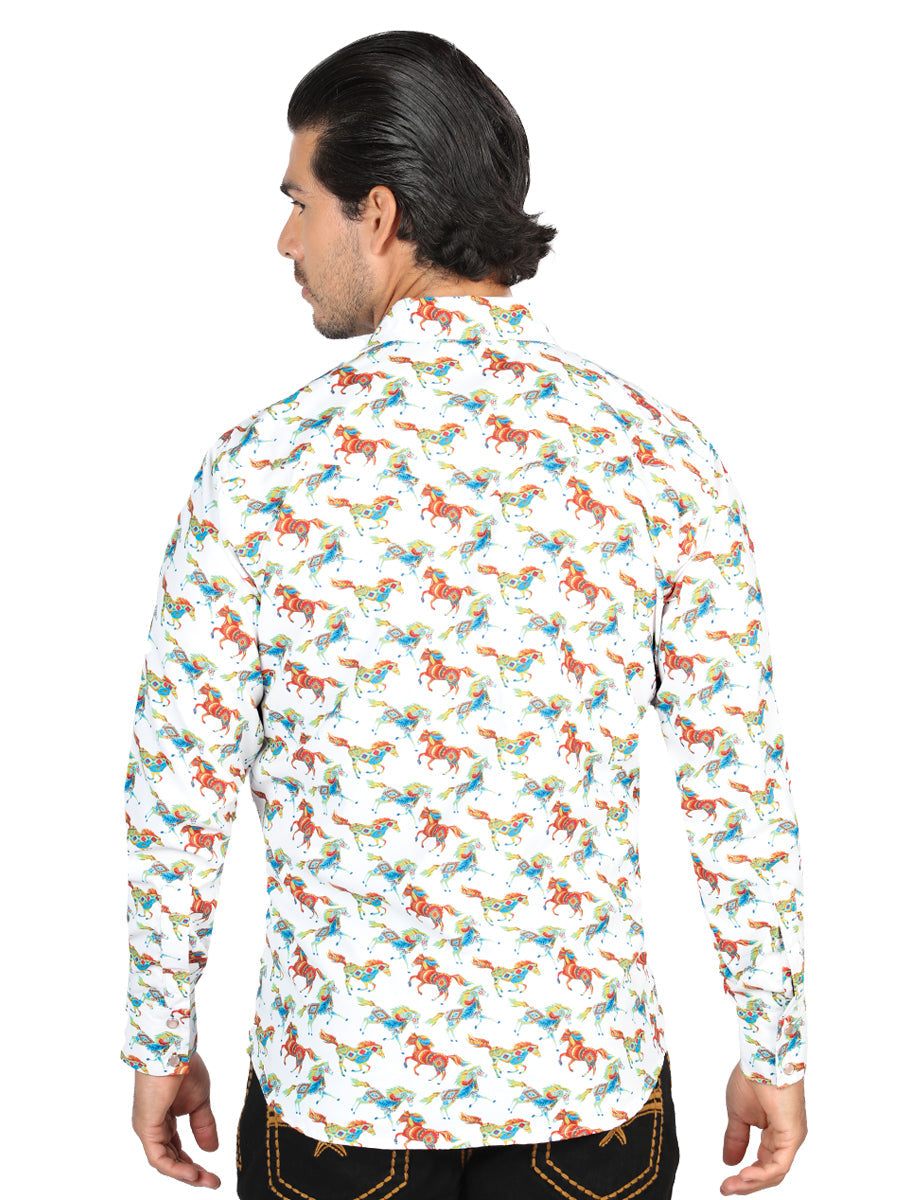 El General Western Shirt in White