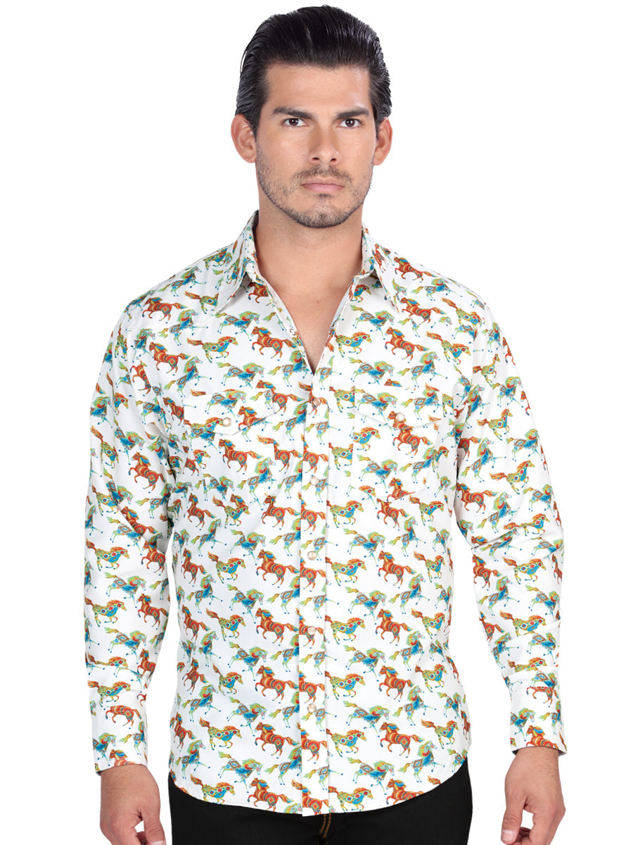 El General Western Shirt in White