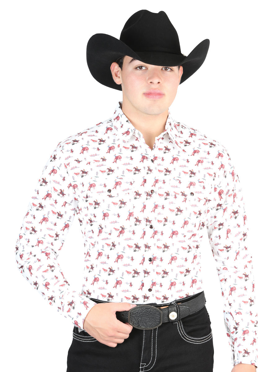 El General Western Shirt in Beige