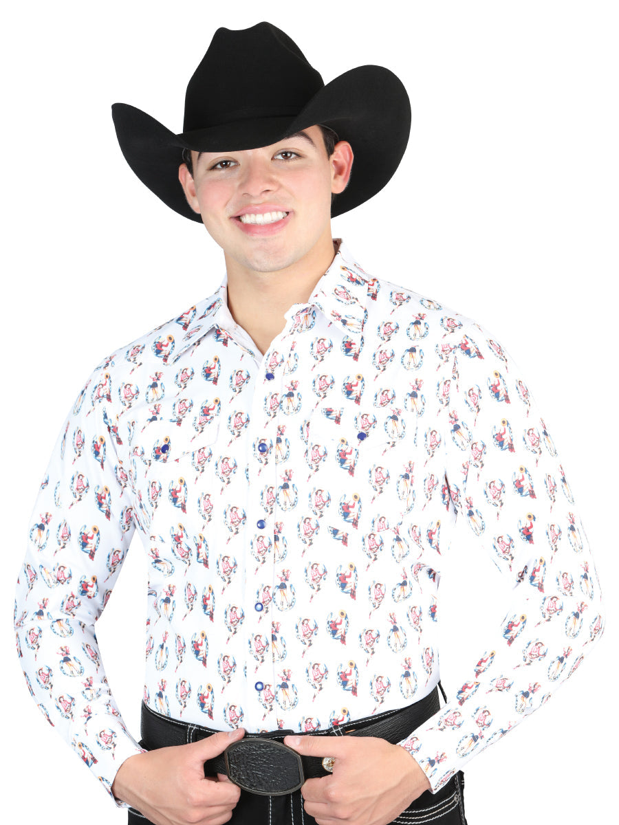 El General Western Shirt in White