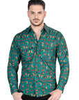 El General Western Shirt in Dark Blue