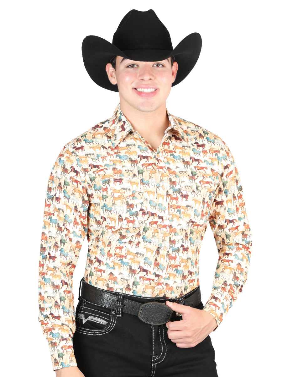 El General Western Shirt in Khaki