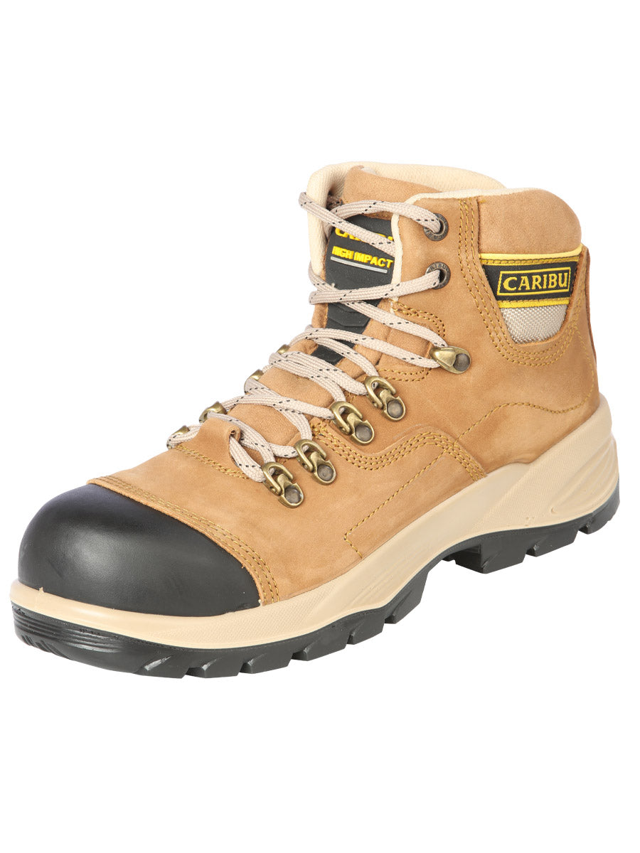 Work Shoe Caribu - Nobuck in Golden Brown