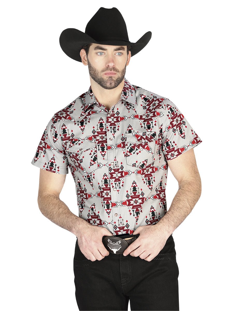 El General Western Shirt in Gray