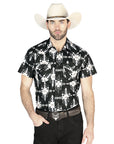 El General Western Shirt in Black