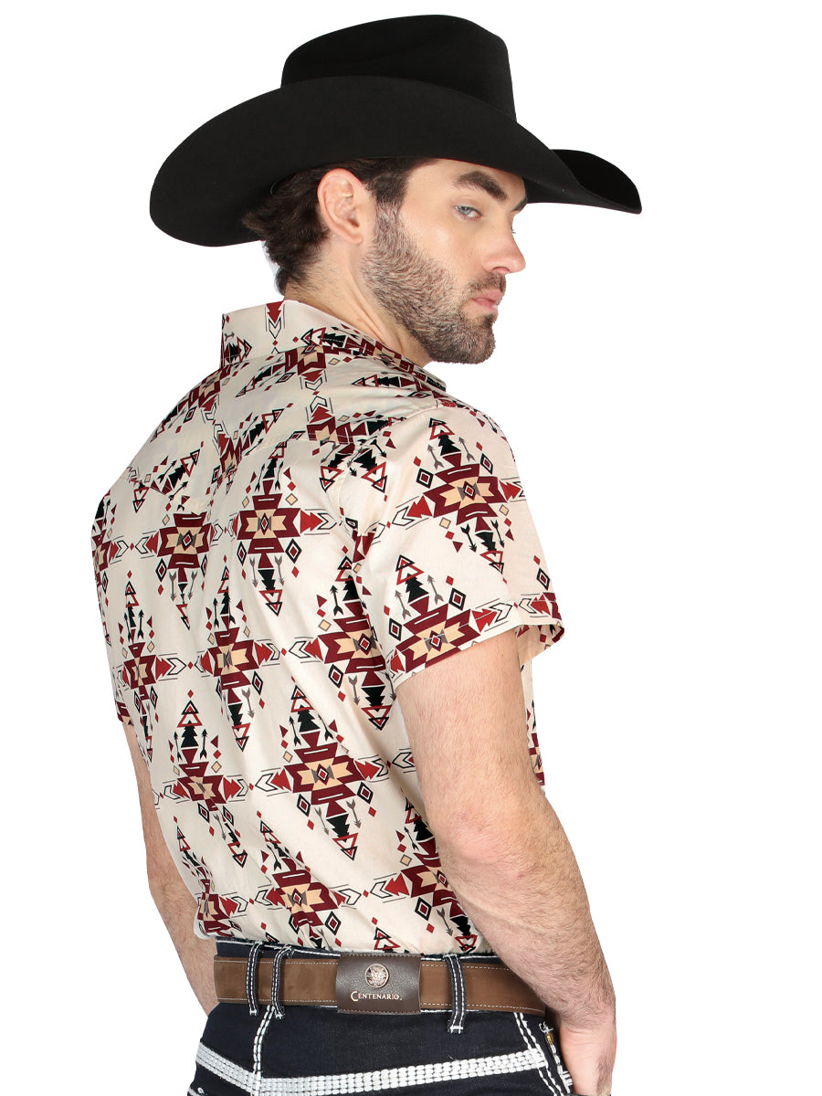 El General Western Shirt in Ivory