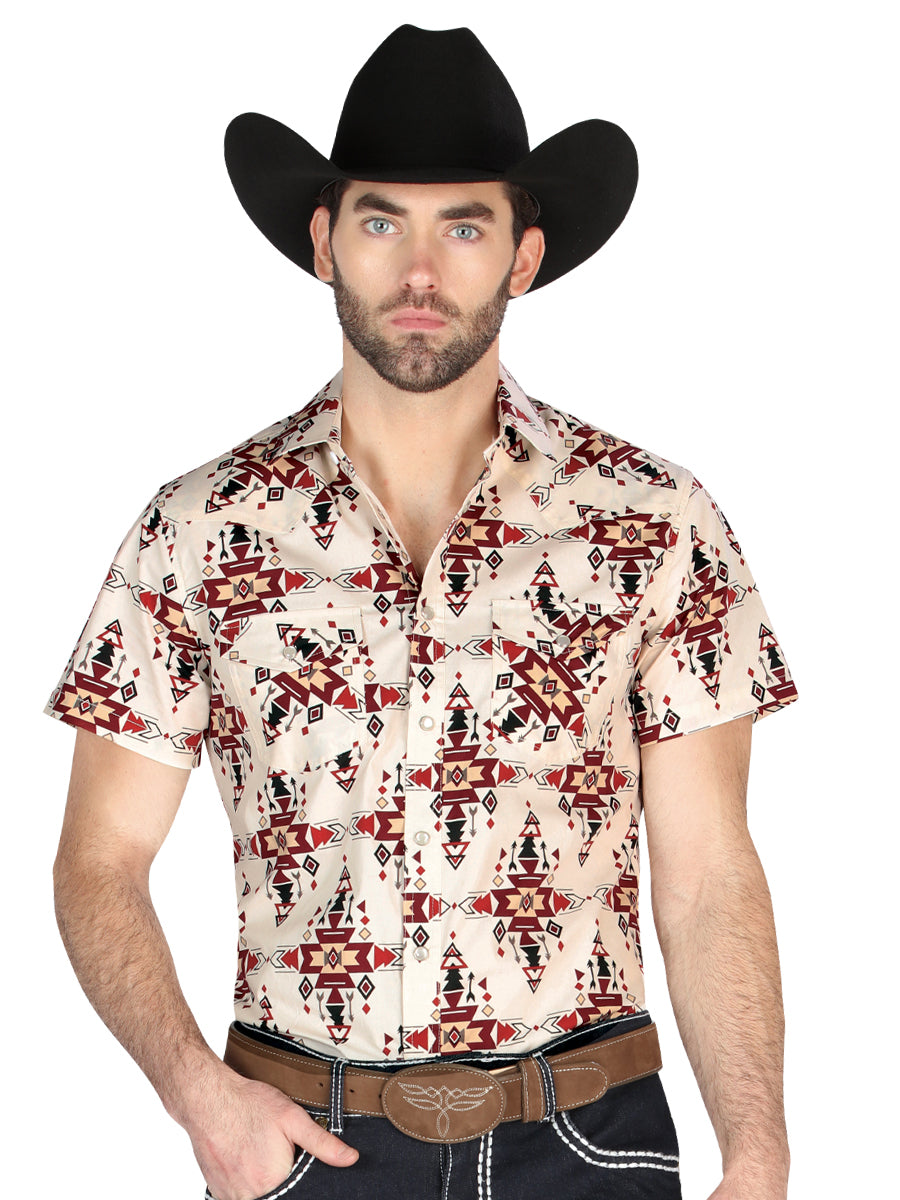 El General Western Shirt in Ivory