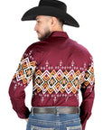 El General Casual Long Sleeve Shirt in Black