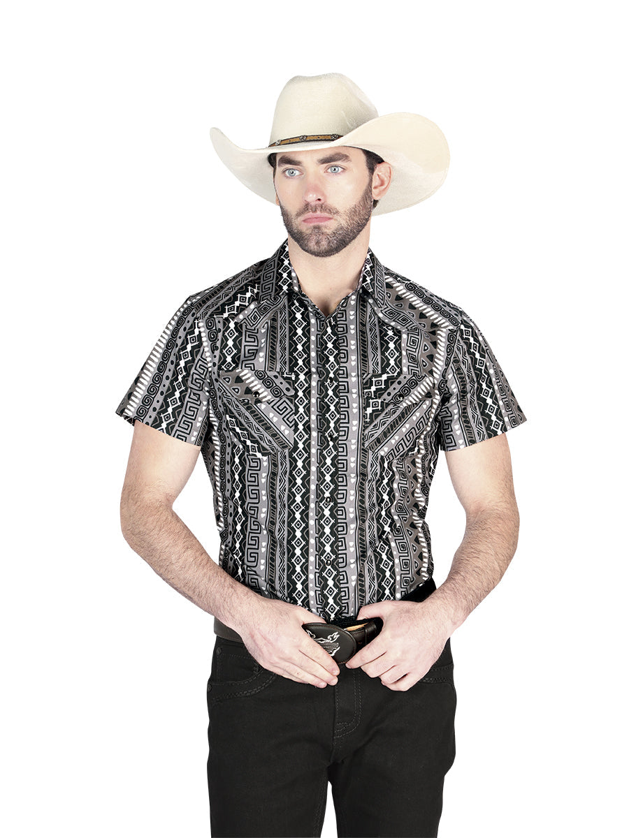 El General Western Shirt in Gray