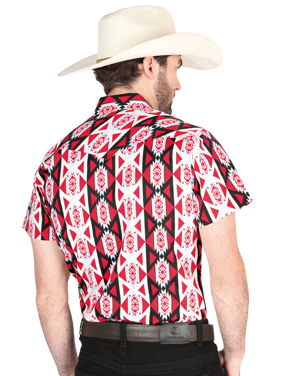 El General Western Shirt in Burgundy