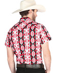 El General Western Shirt in Burgundy
