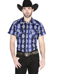 El General Western Shirt in Blue