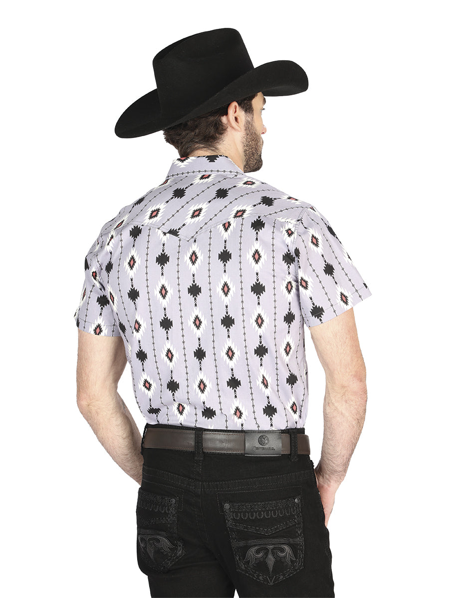 El General Western Shirt in Gray