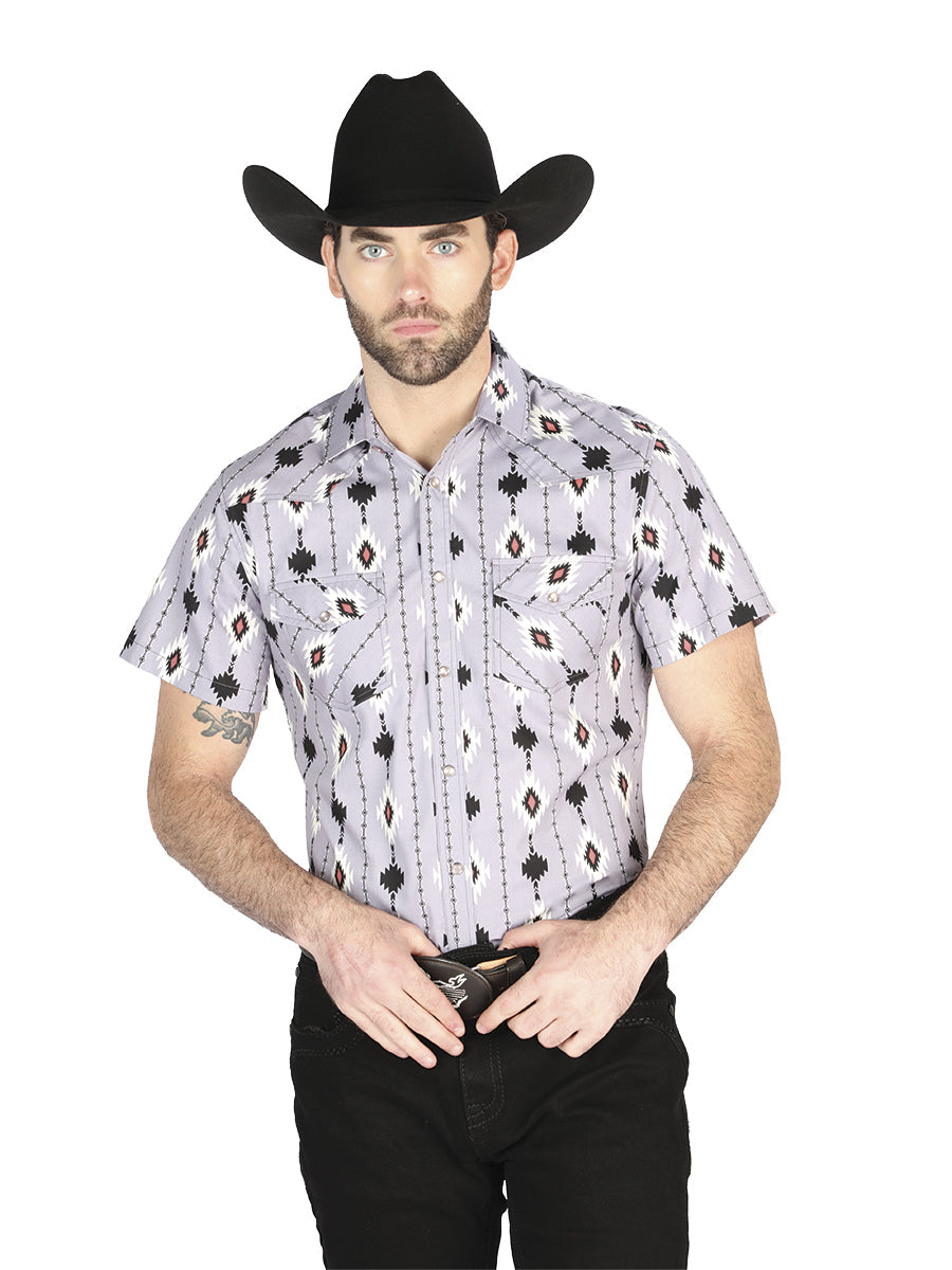 El General Western Shirt in Gray